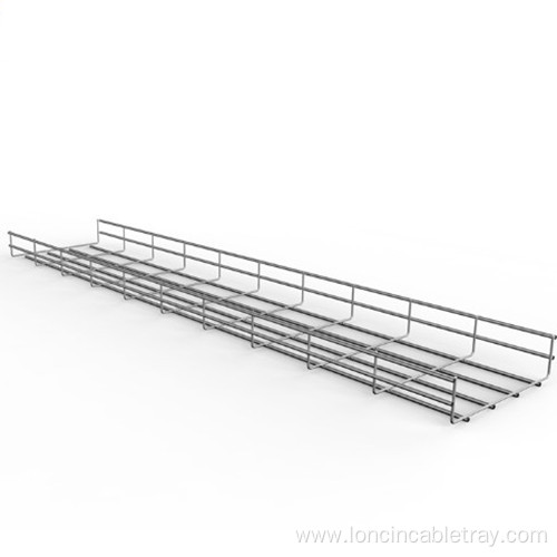 Galvanized Steel Wire Mesh Basket Cable Tray